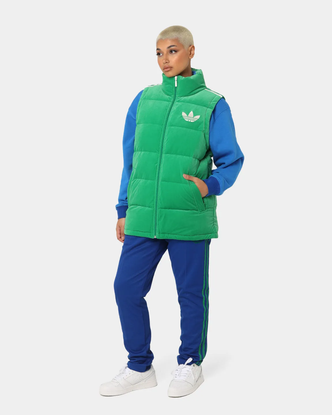 Adidas Adicolor Women's Velvet Vest Green