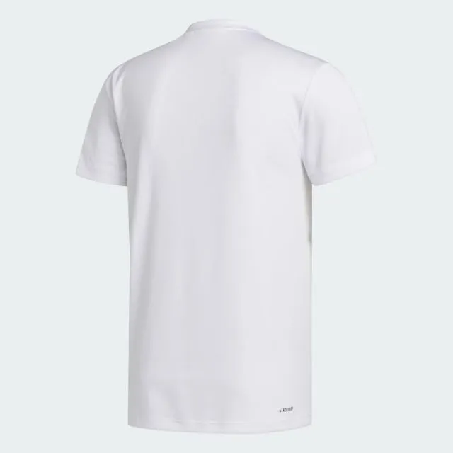 Adidas Aeroready 3-Stripes Men Training T-Shirt White