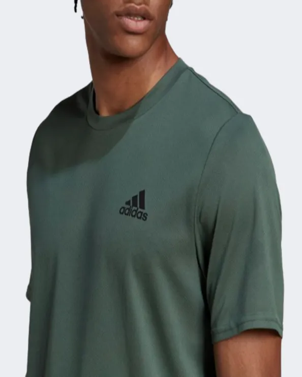 Adidas Aeroready Designed For Movement Men Training T-Shirt Green Oxide Hn8515