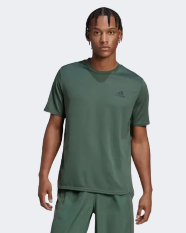 Adidas Aeroready Designed For Movement Men Training T-Shirt Green Oxide Hn8515