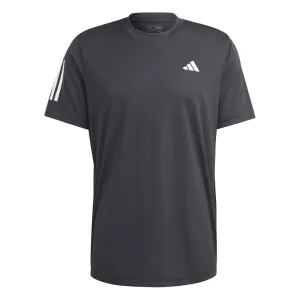 ADIDAS CLUB 3-STRIPES TENNIS MEN'S TEE BLACK