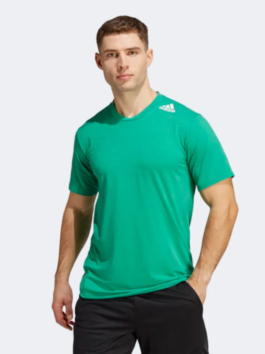 Adidas Designed For Training Men Training T-Shirt Court Green