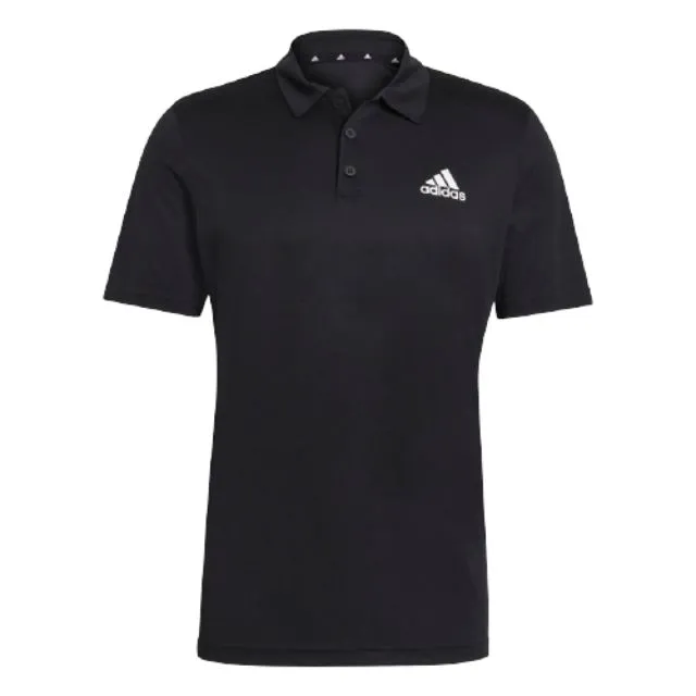 Adidas Designed To Move Men Training Polo Short Sleeve Black