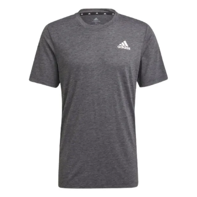 Adidas Designed To Move Men Training T-Shirt Black Melange/White