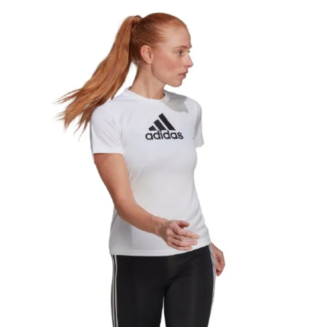 Adidas Designed To Move Women Training T-Shirt White/Black