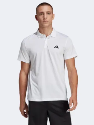 Adidas Essential Base Men Training Polo Short Sleeve White/Black