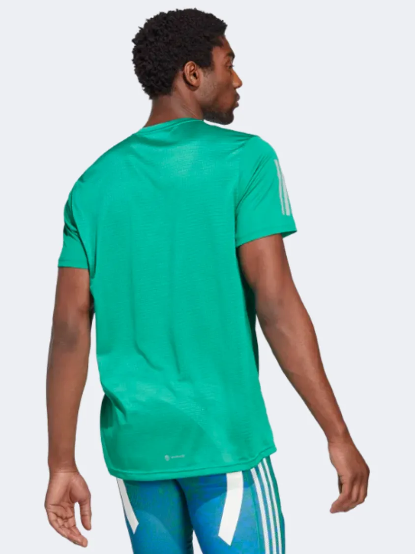 Adidas Own The Run Men Running T-Shirt Green