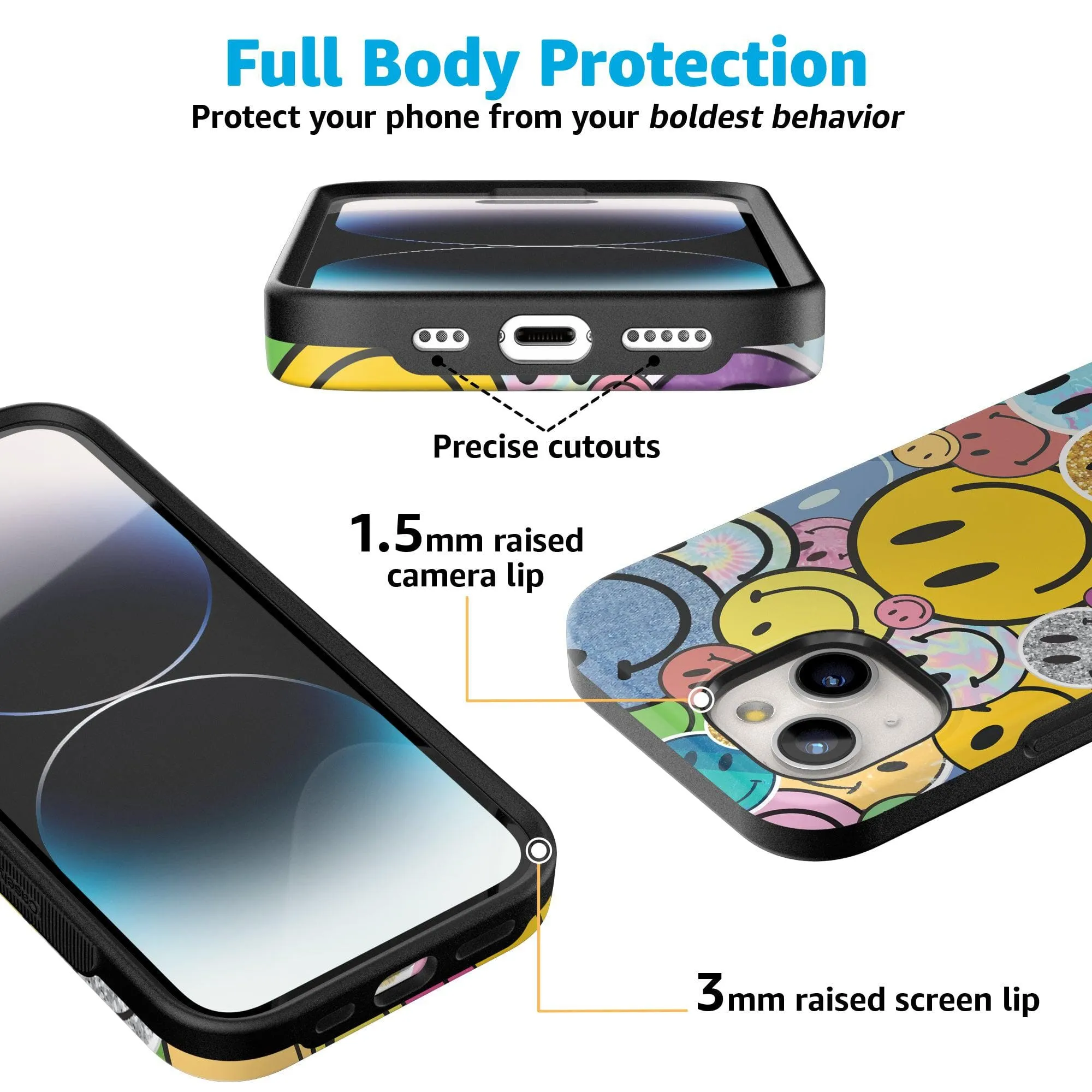 All Smiles | Smiley Face Sticker Case