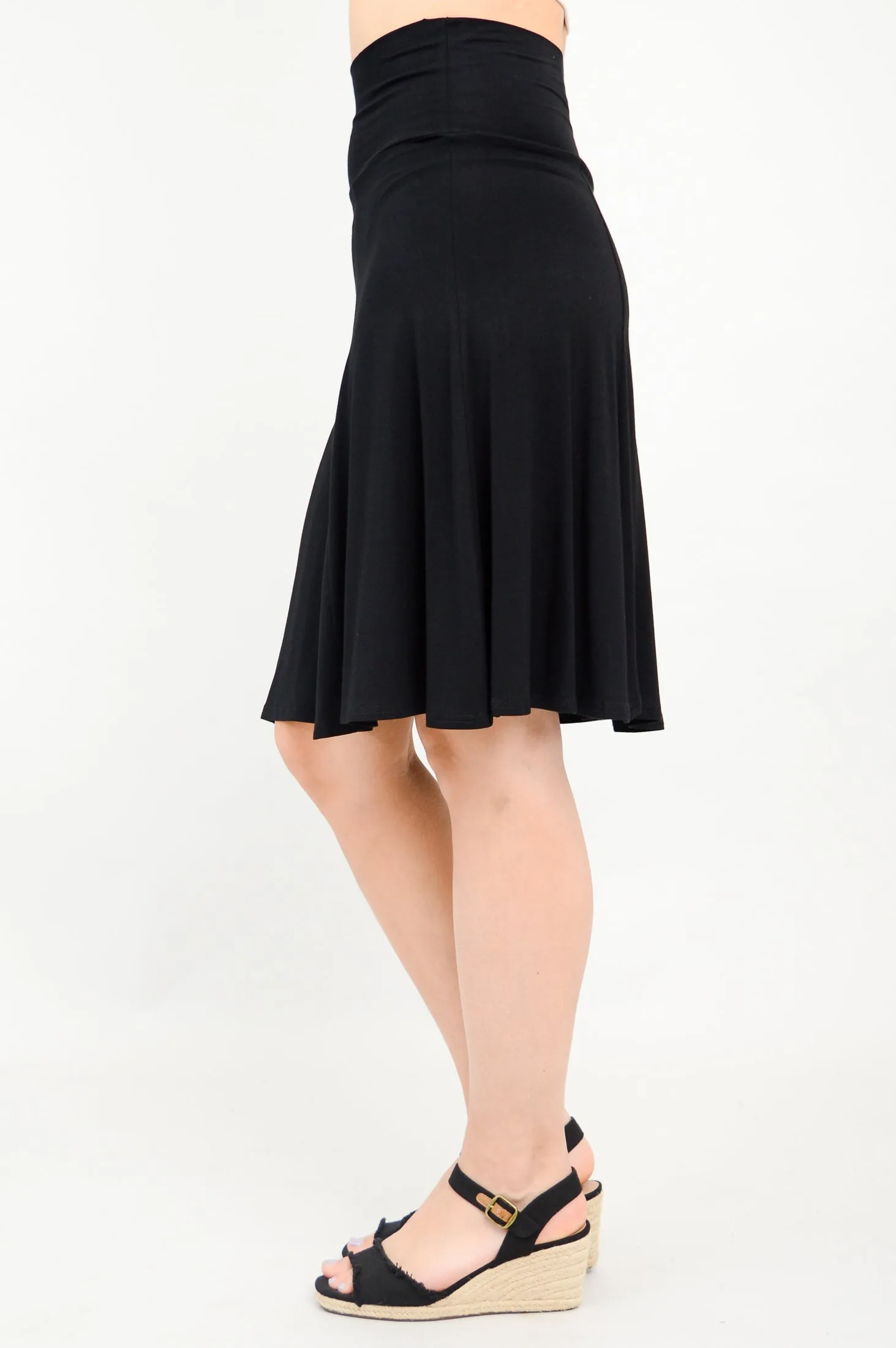 Aly Skirt, Black, Bamboo