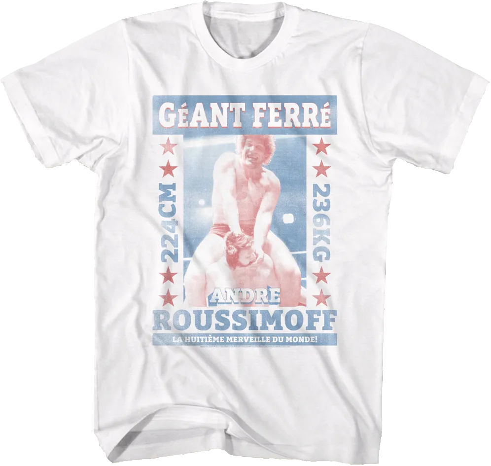 Andre Roussimoff Andre The Giant T-Shirt