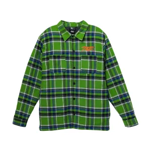 Anti Hero Flannel Jacket Basic Eagle Green/Blue/Multi