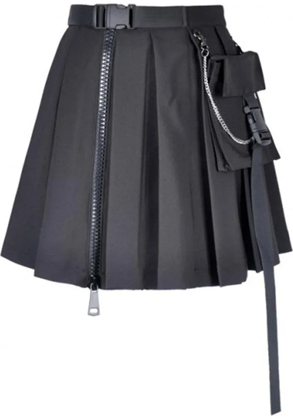 Assassin Pleated | SKIRT W/ BAG