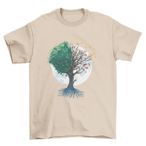 Autumn Butterfly Tree Tee