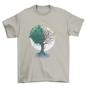 Autumn Butterfly Tree Tee