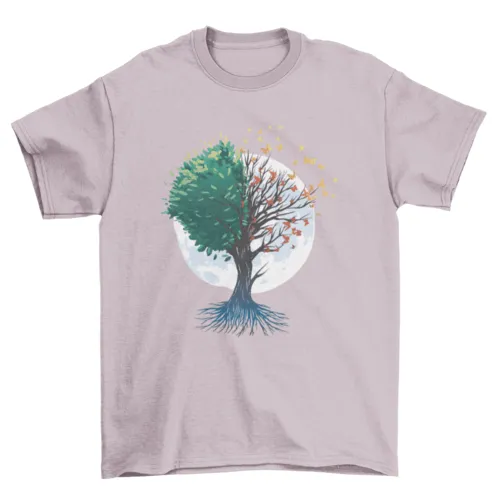 Autumn Butterfly Tree Tee