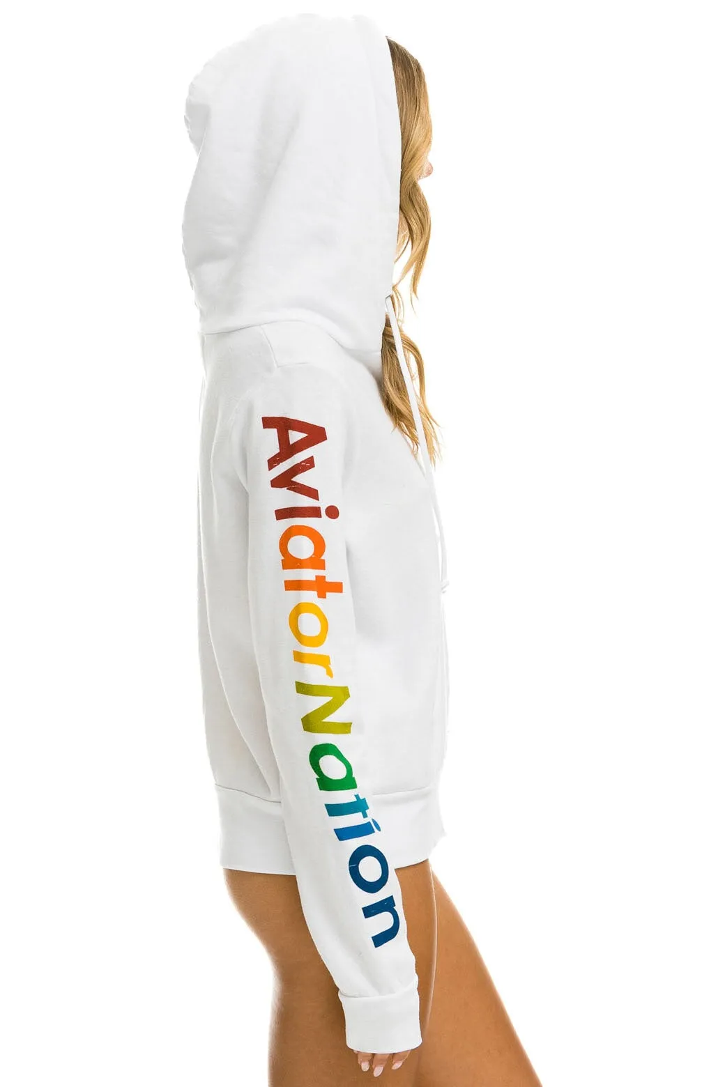 AVIATOR NATION NEW YORK CITY HOODIE - WHITE