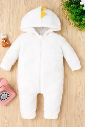 Baby Hooded Sherpa Jumpsuit