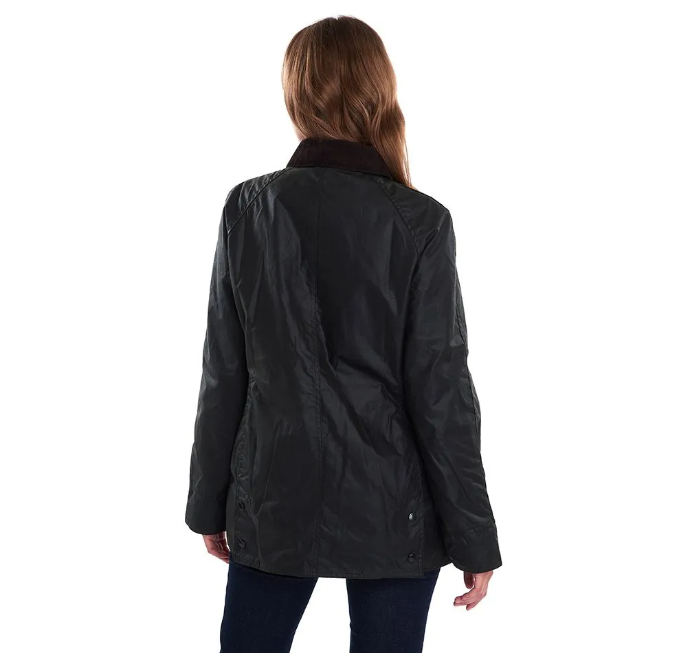 Barbour Sage Beadnell Waxed Cotton Jacket (Ladies)