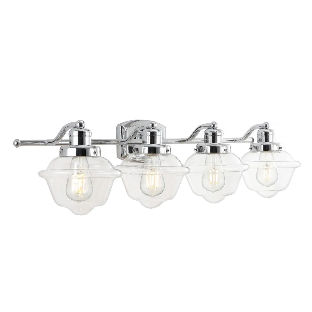 Beck Iron/Glass schoolhouse LED Vanity Light