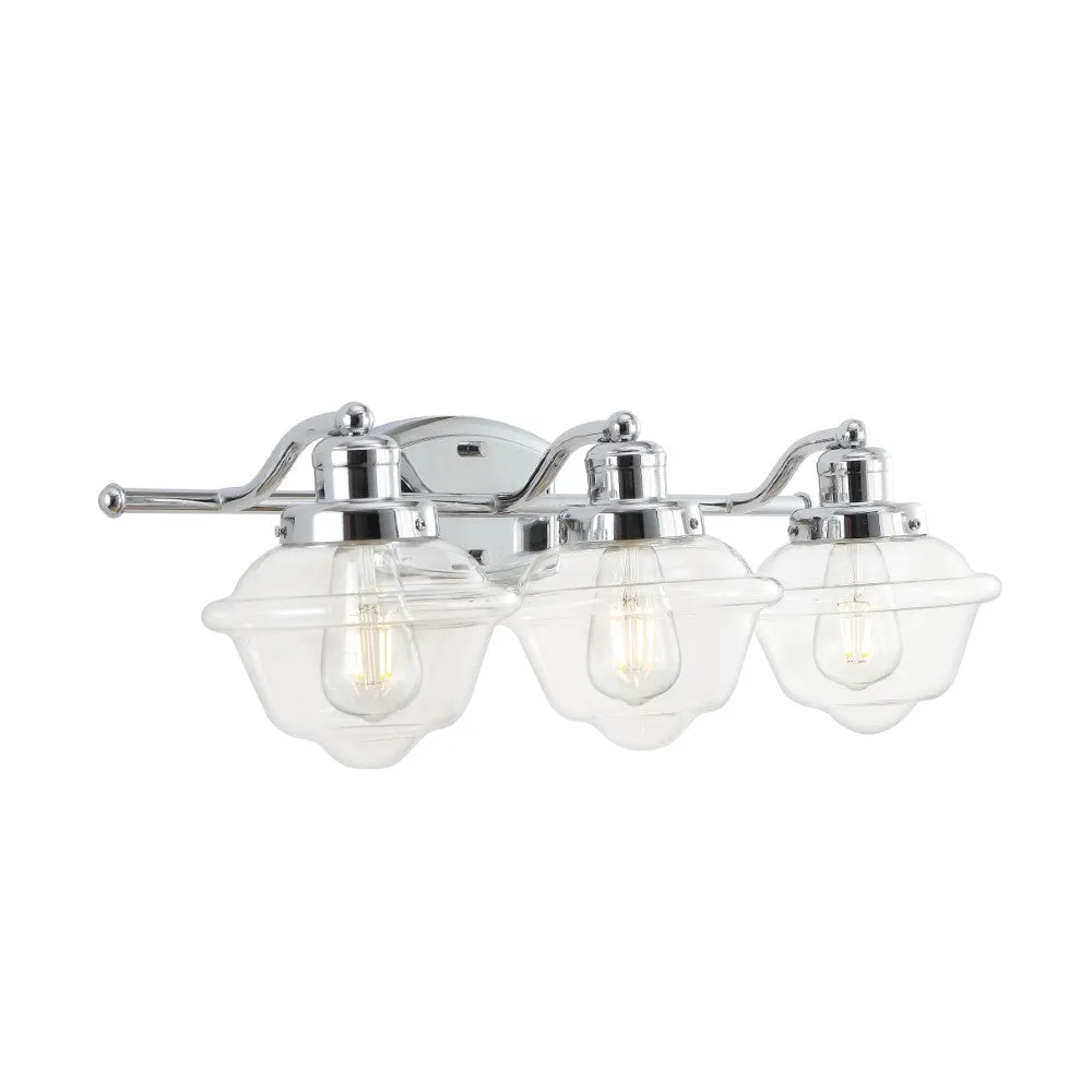 Beck Iron/Glass schoolhouse LED Vanity Light