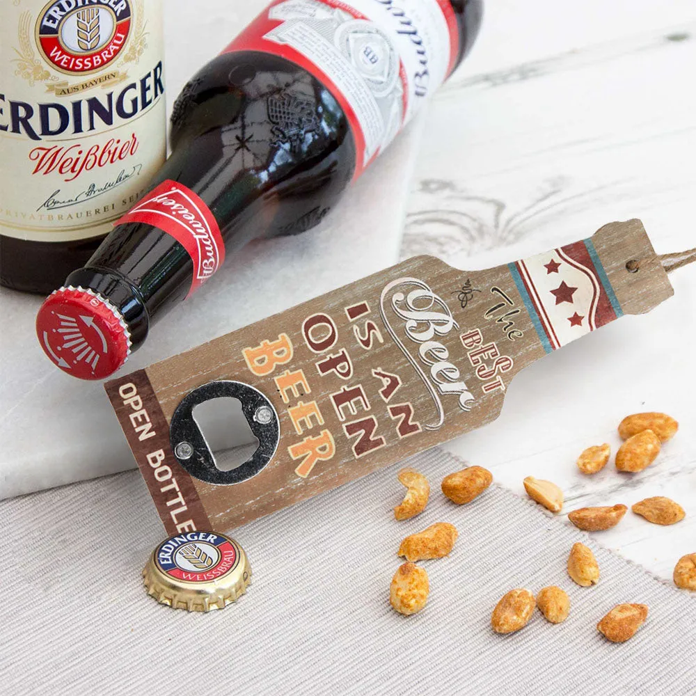 Beer Bottle Opener with String for Wall Hanging