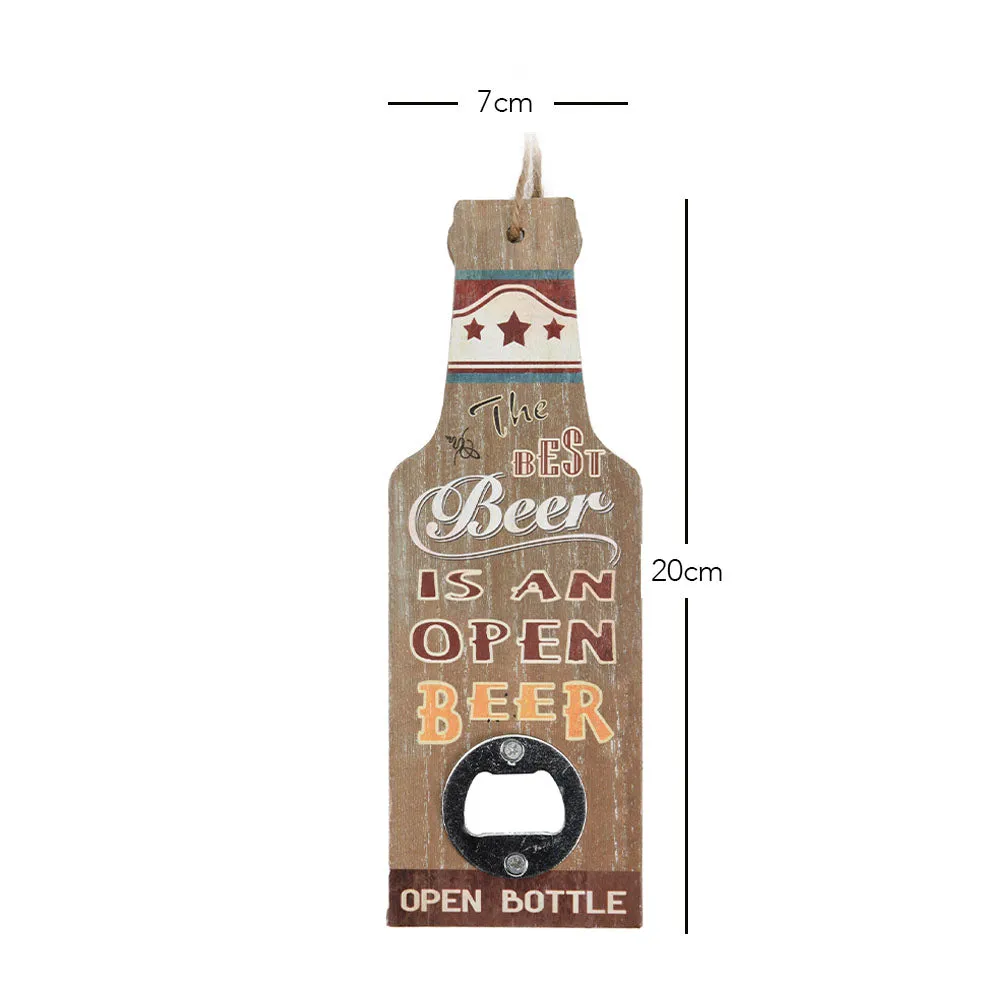 Beer Bottle Opener with String for Wall Hanging