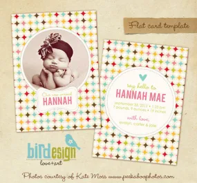 Birth Announcement | Retro Welcome