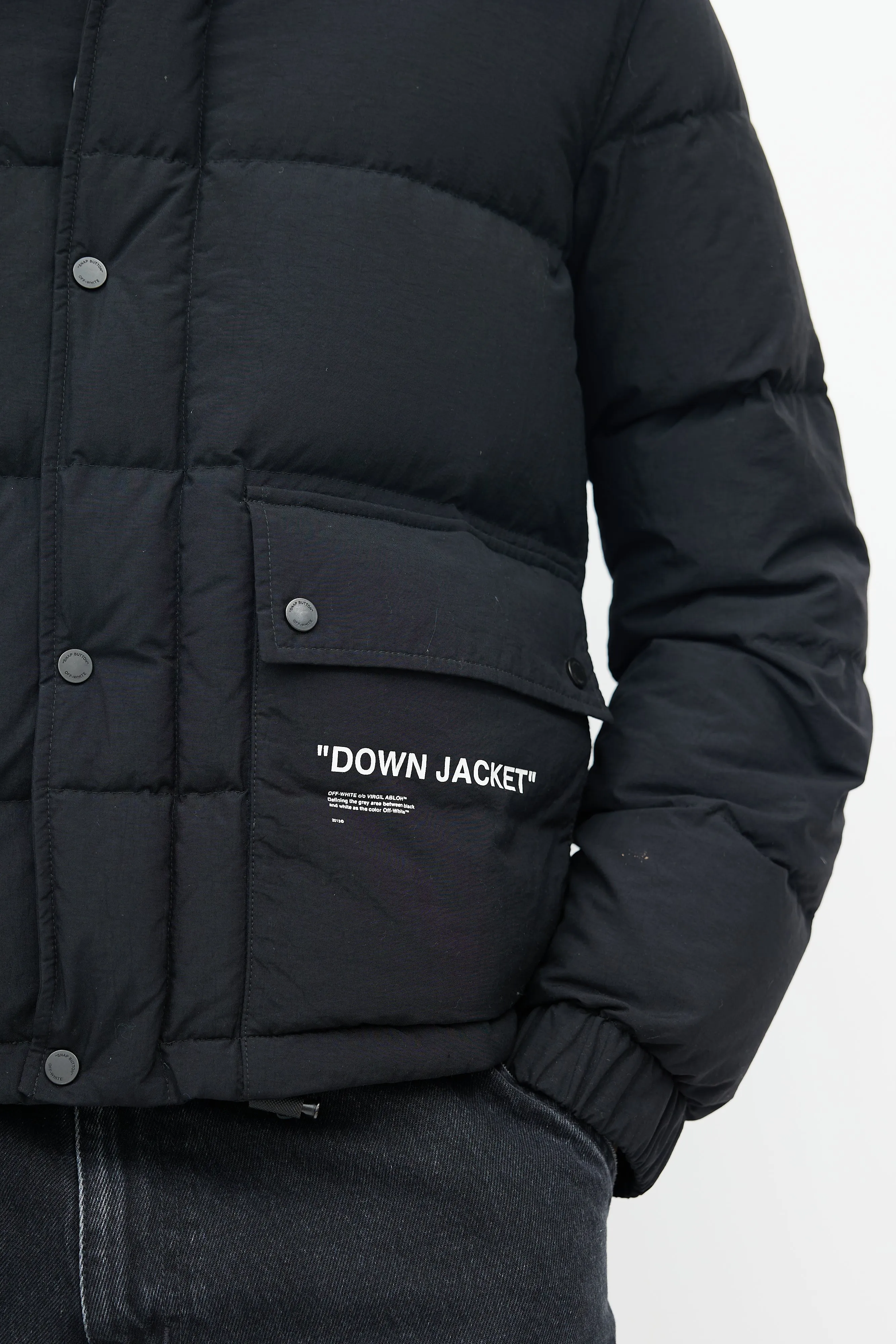 Black Down Puffer Jacket