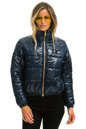 BOLT LUXE APRES PUFFER JACKET - GLOSSY NAVY