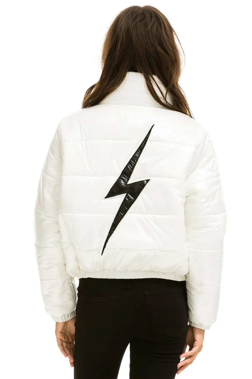 BOLT LUXE APRES PUFFER JACKET - GLOSSY WHITE