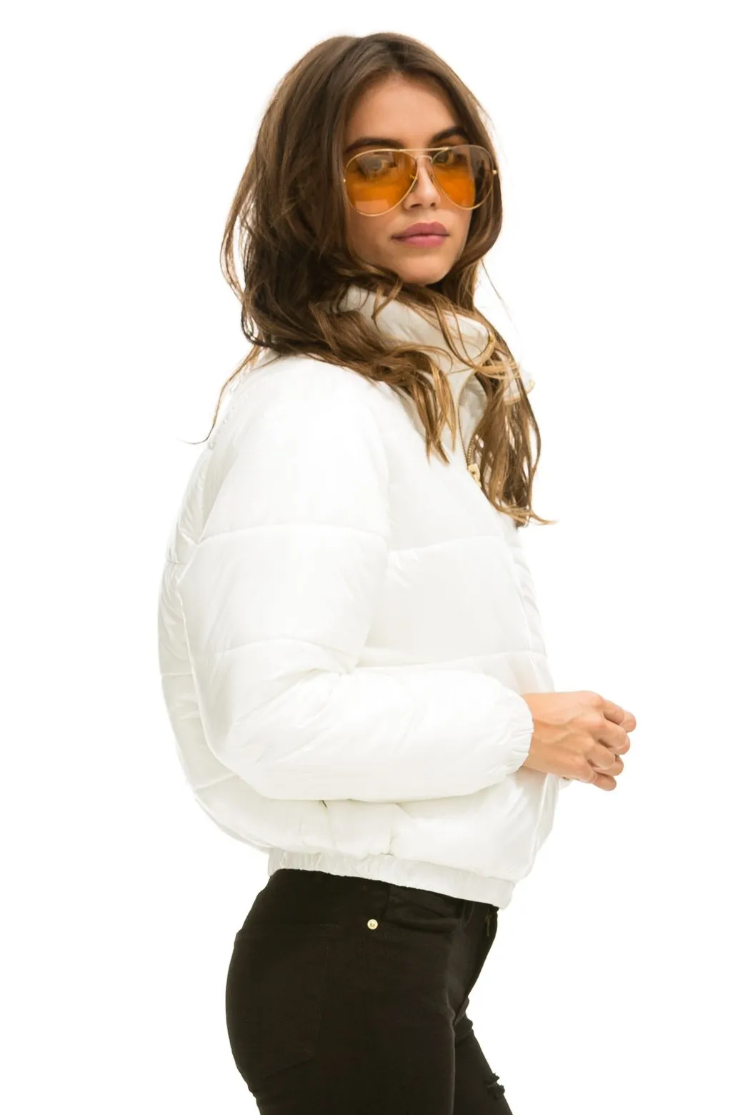 BOLT LUXE APRES PUFFER JACKET - GLOSSY WHITE