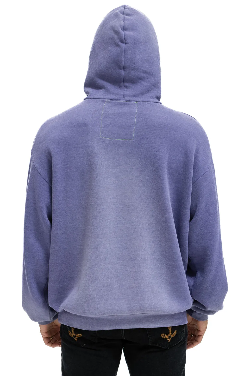 BOLT STITCH 2  RELAXED PULLOVER HOODIE - FADED GRAPE