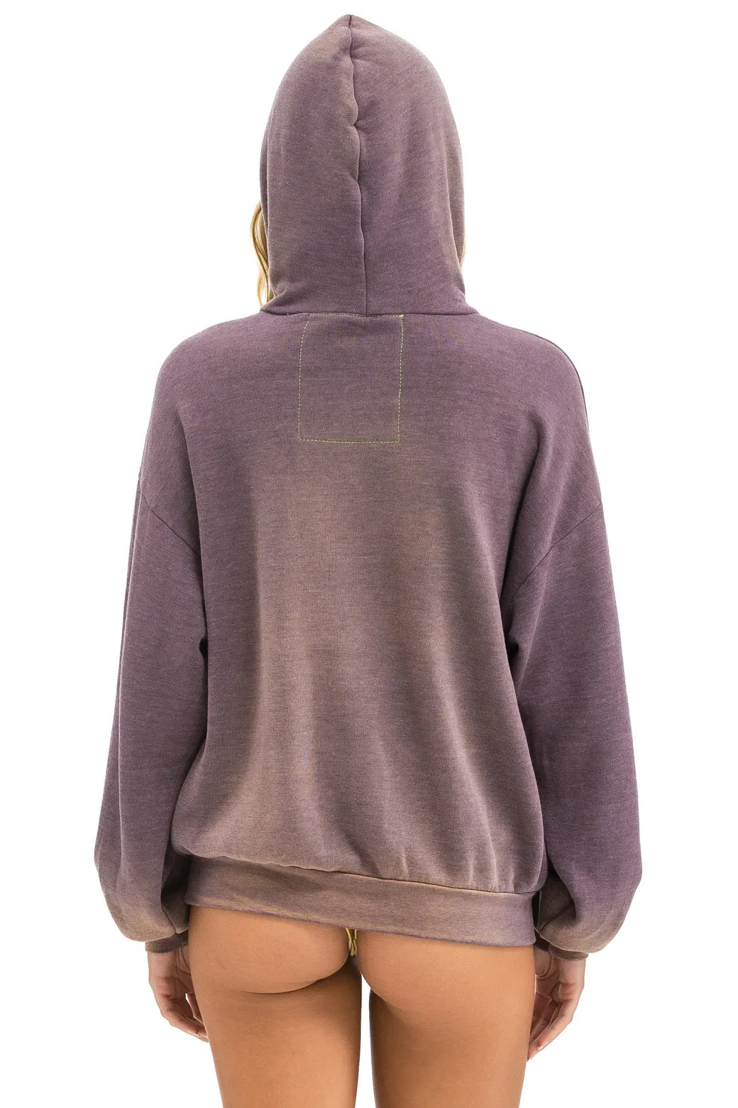 BOLT STITCH 2  RELAXED PULLOVER HOODIE - FADED MOCHA