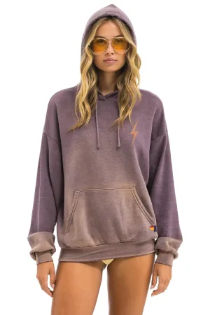 BOLT STITCH 2  RELAXED PULLOVER HOODIE - FADED MOCHA