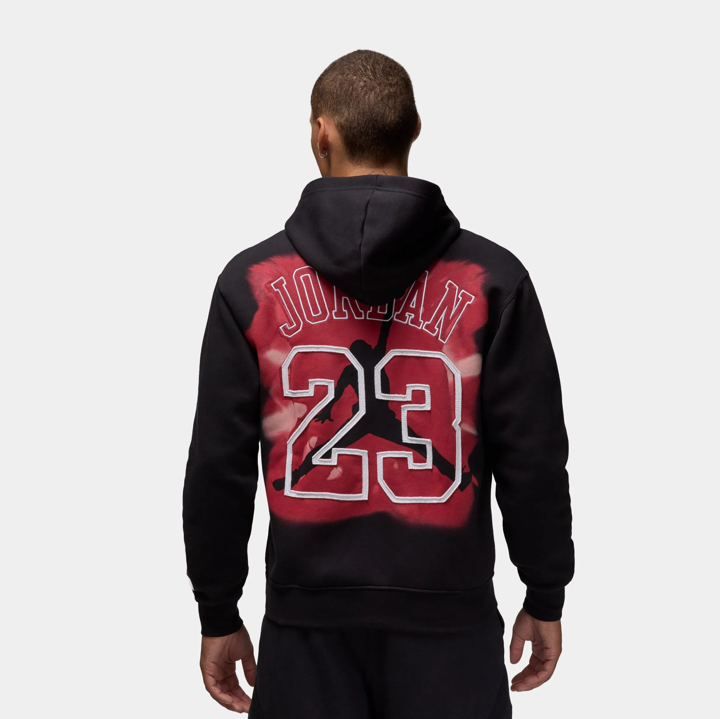 Brooklyn 84 Olympic Fleece Pullover Mens Hoodie (Black/Red)