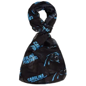 Carolina Panthers NFL Team Wordmark Infinity Scarf