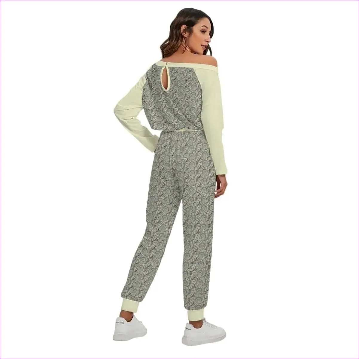 Cash Womens Off-Shoulder Jumpsuit