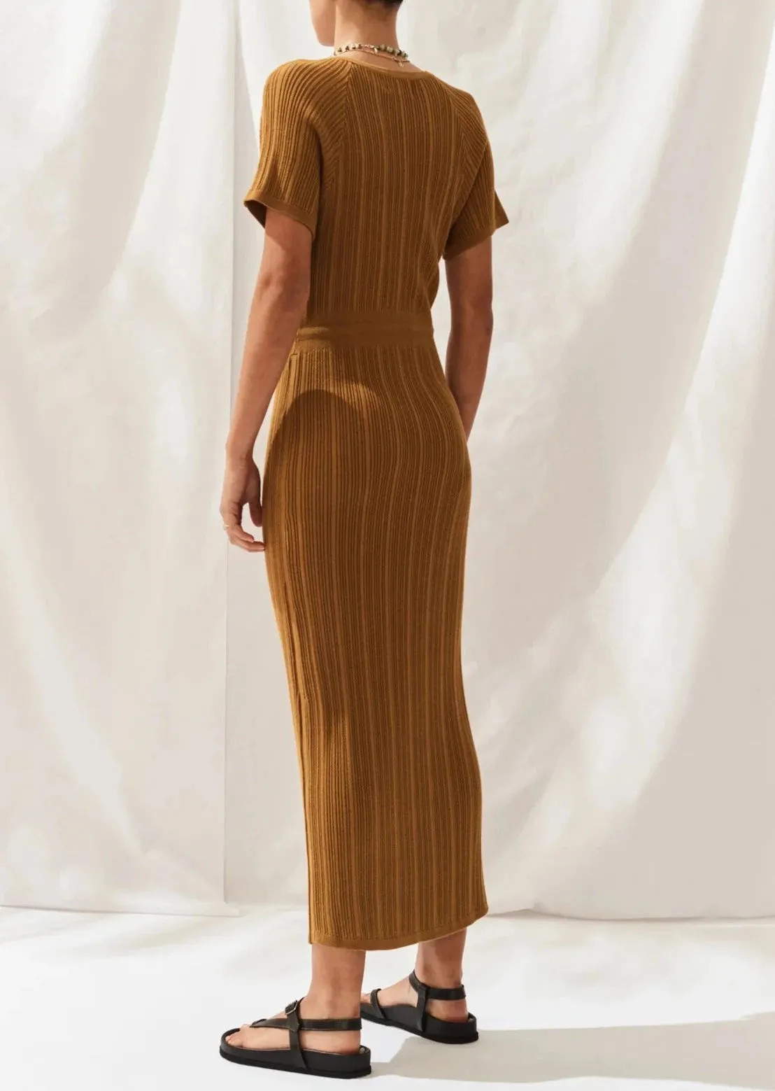 Celoni Dress - Wheat