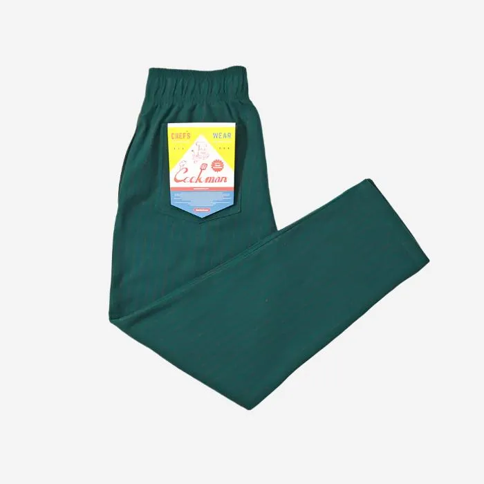 Chef Pants - Green Light Tweed Stripe