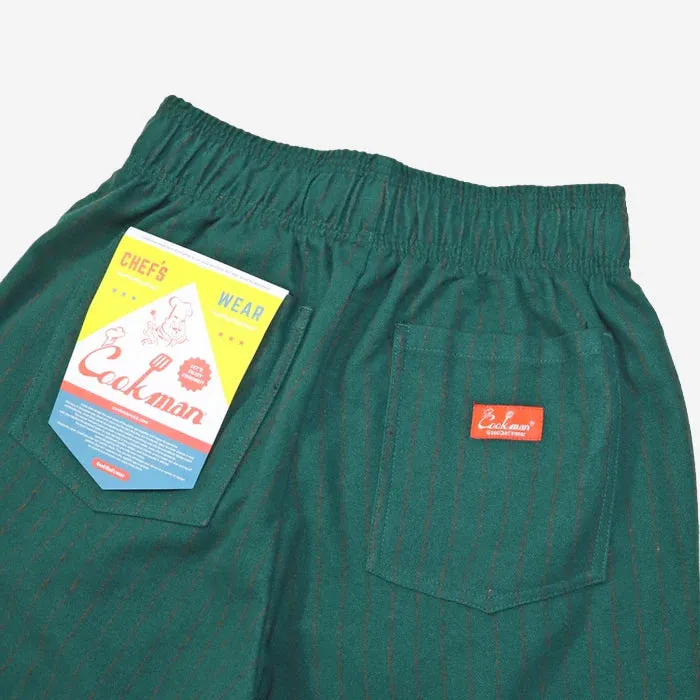 Chef Pants - Green Light Tweed Stripe