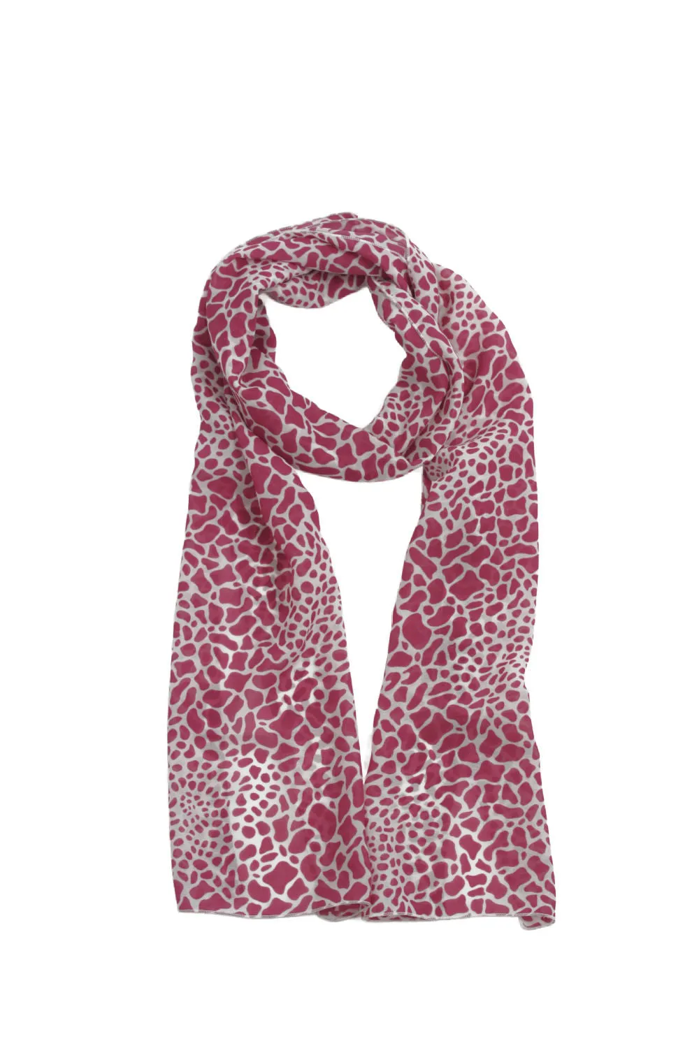 Chiffon Leopard Print Scarf