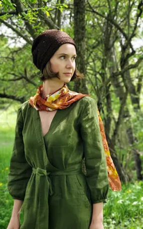 Classic Scarf - Garden Path Collection (Only One Blue Star Left!)