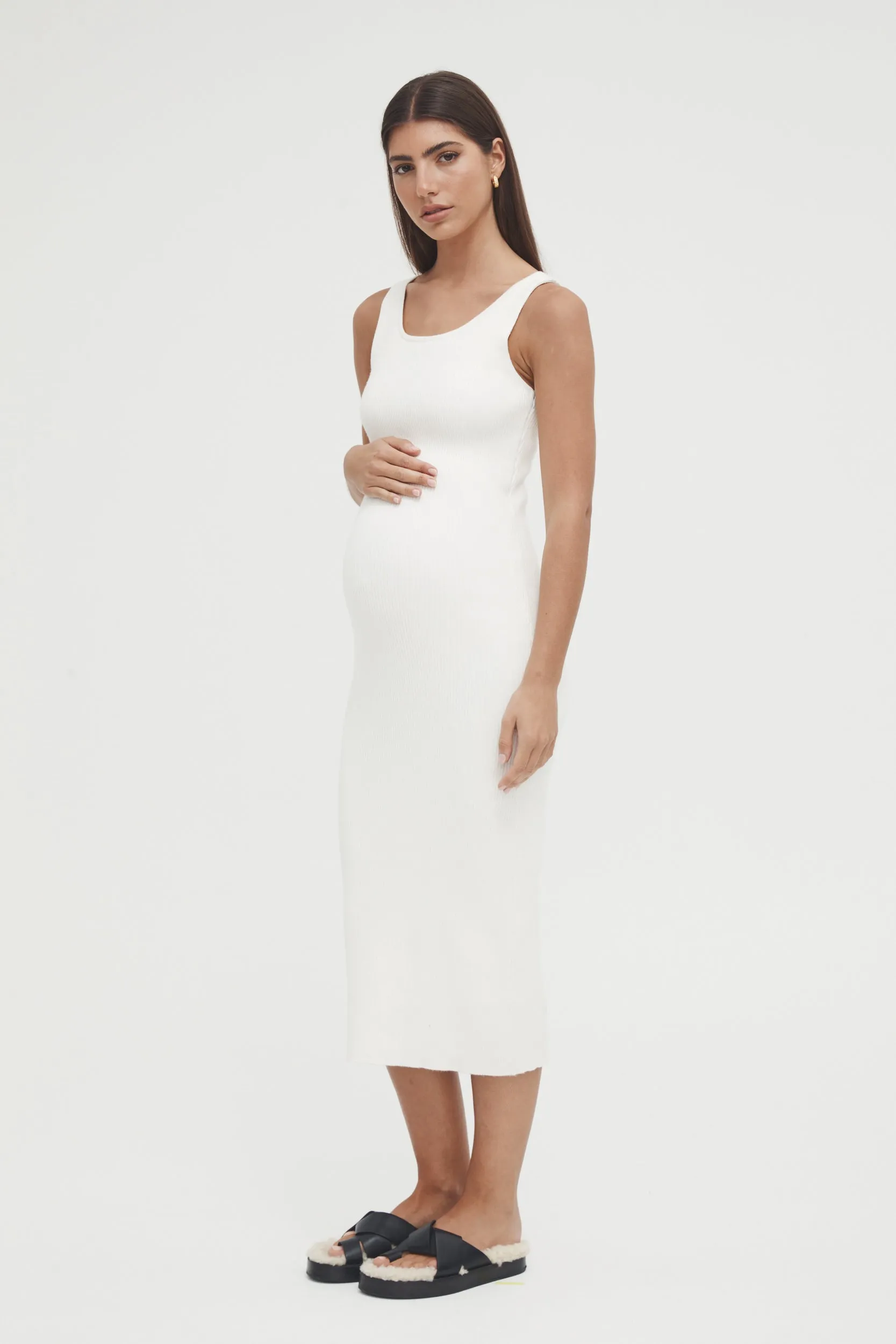 Coastline Knit Dress II (Ivory)