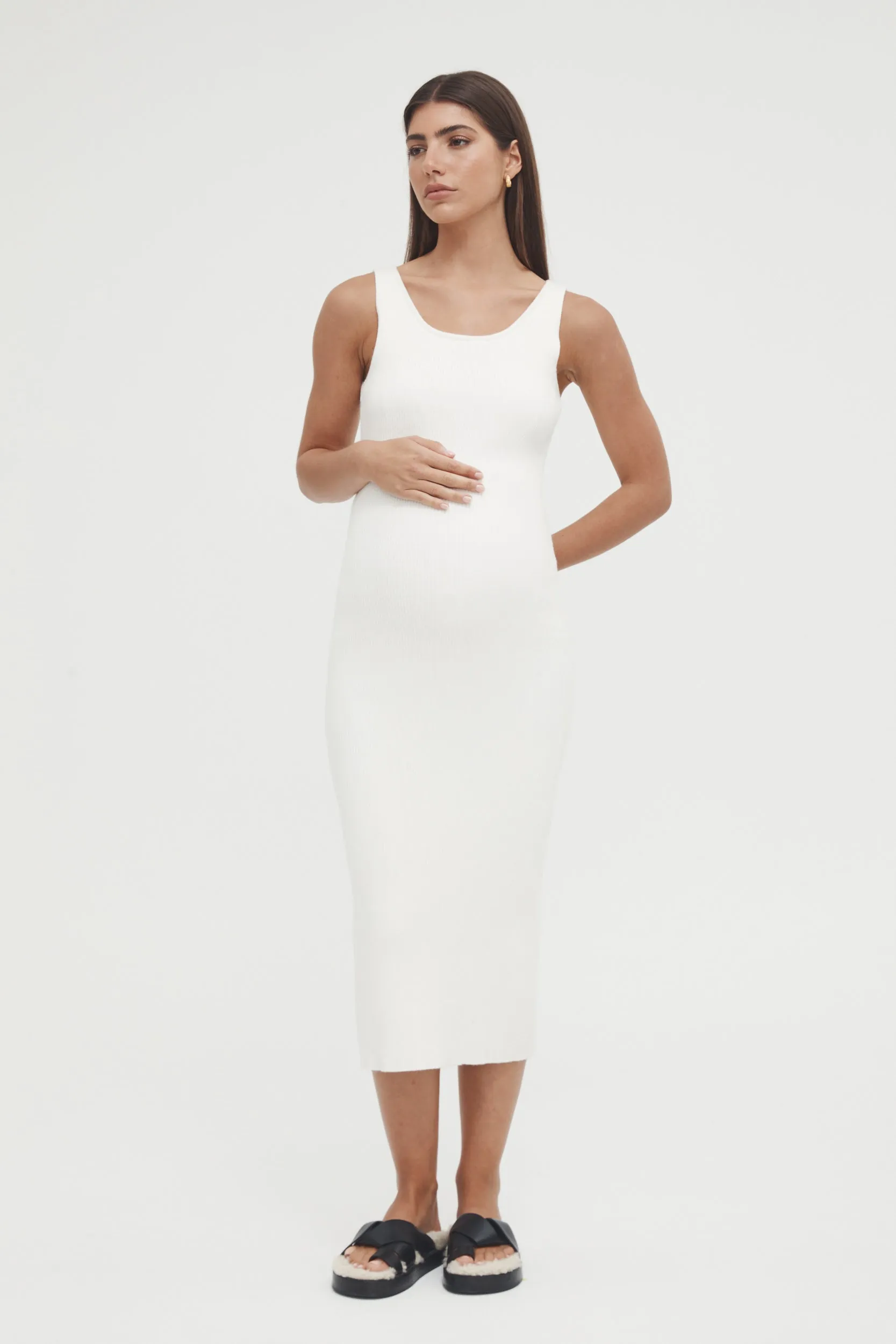 Coastline Knit Dress II (Ivory)