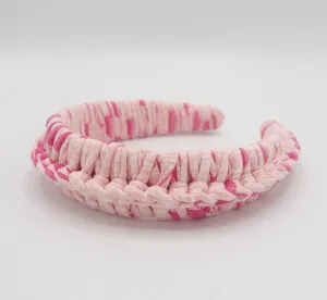 cotton wrap braided headband handmade hairband for women -VS202111