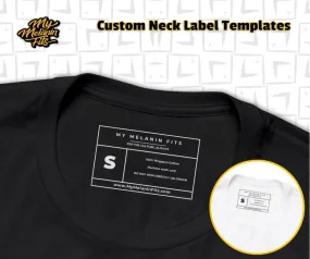 Custom Neck Label Templates