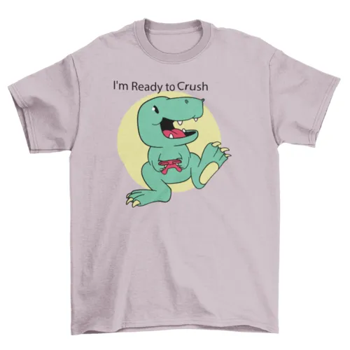 Cute Dino Gamer Tee