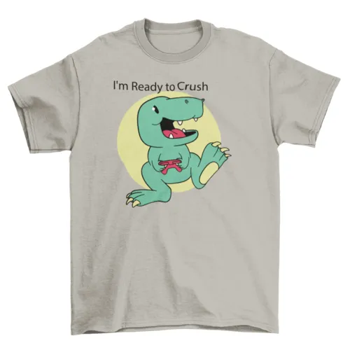 Cute Dino Gamer Tee