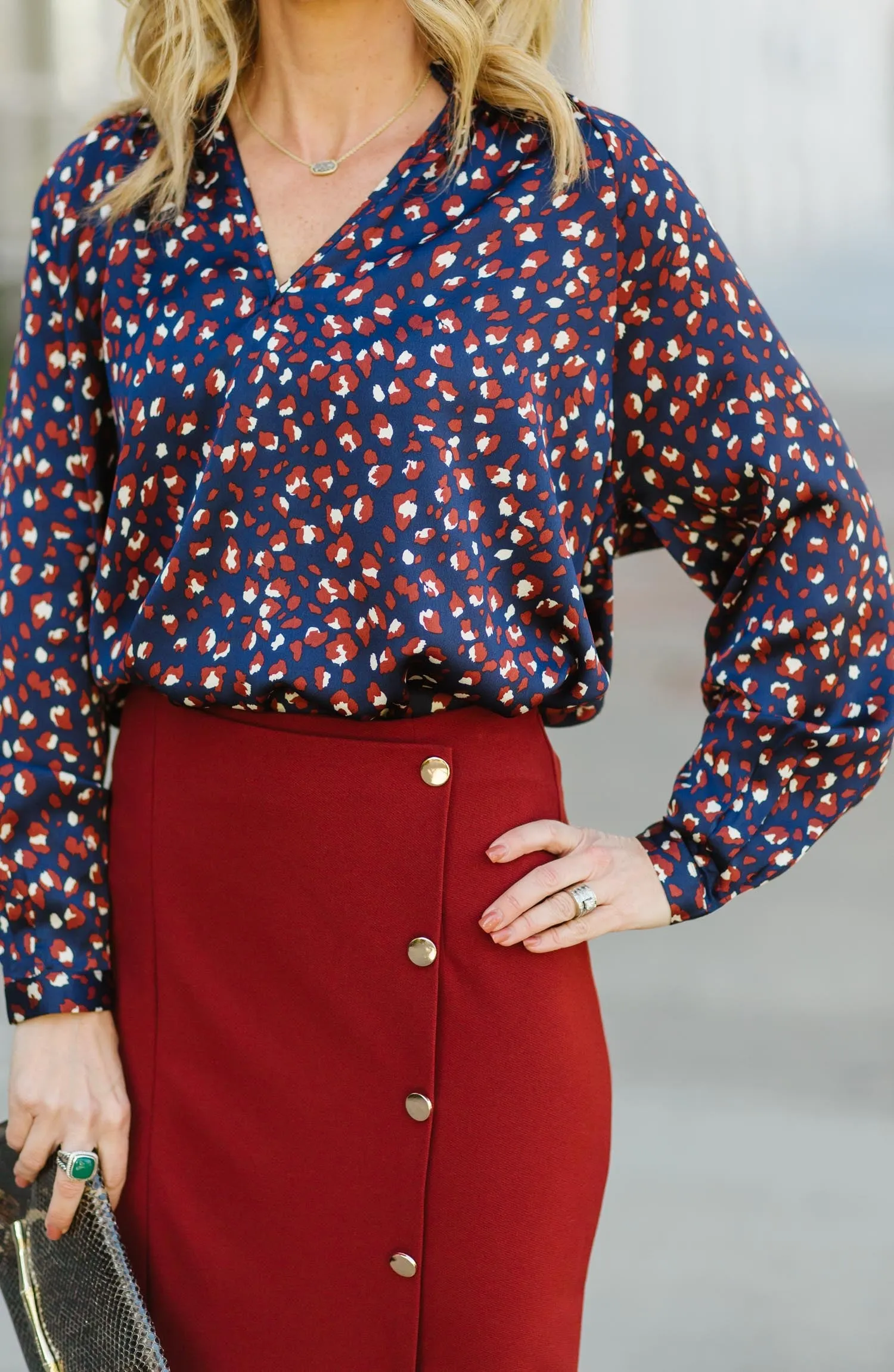 Denali Printed Blouse