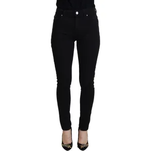 Dolce & Gabbana Elegant Black Denim Pants